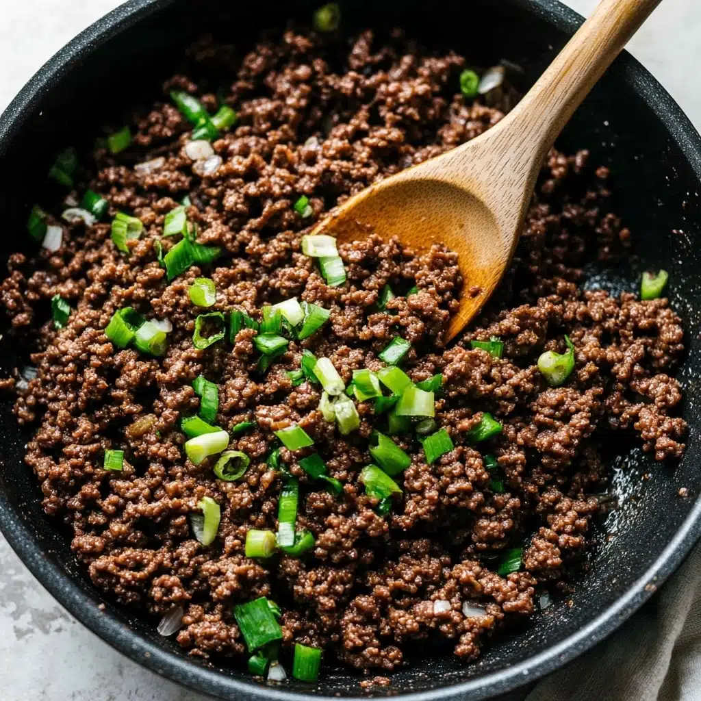 Korean Ground Beef and Rice Bowls Recipe - Recipe Image