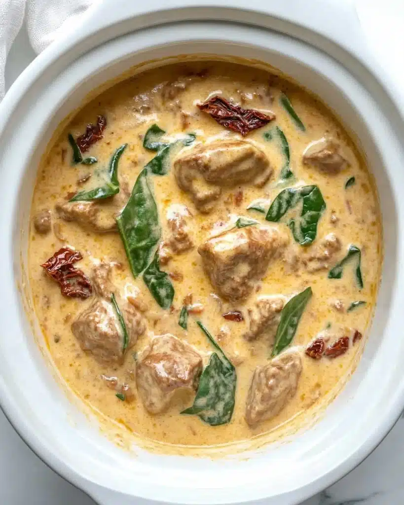 Crockpot Tuscan Chicken Recipe