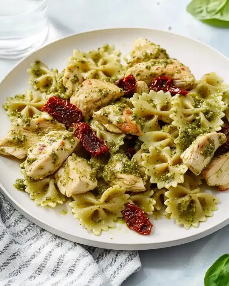 Pesto Pasta with Chicken Recipe