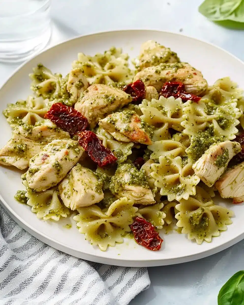 Pesto Pasta with Chicken Recipe