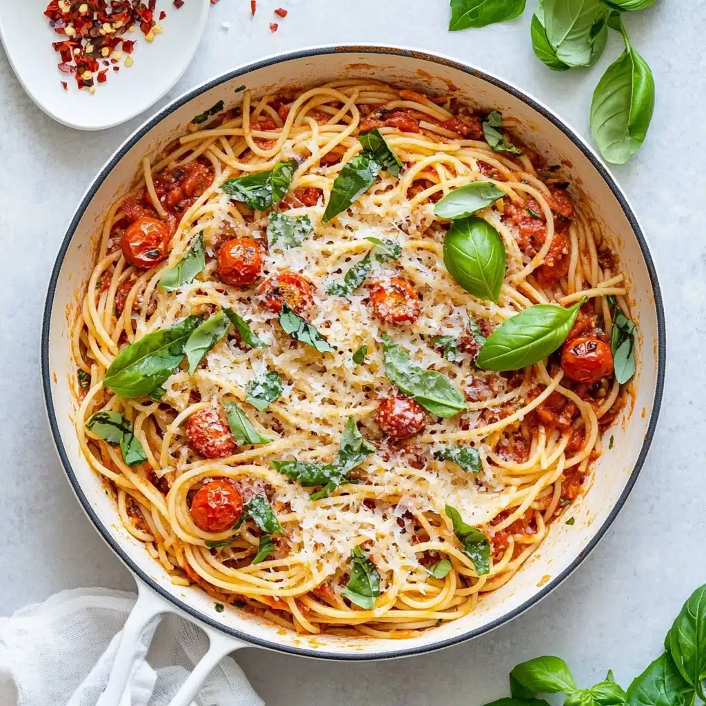 Tomato Basil Pasta Recipe - Recipe Image