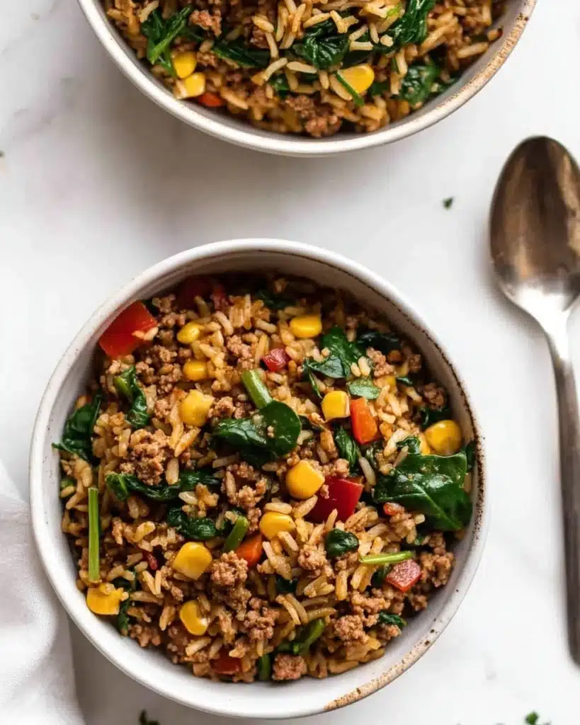Beef and Rice with Veggies Recipe