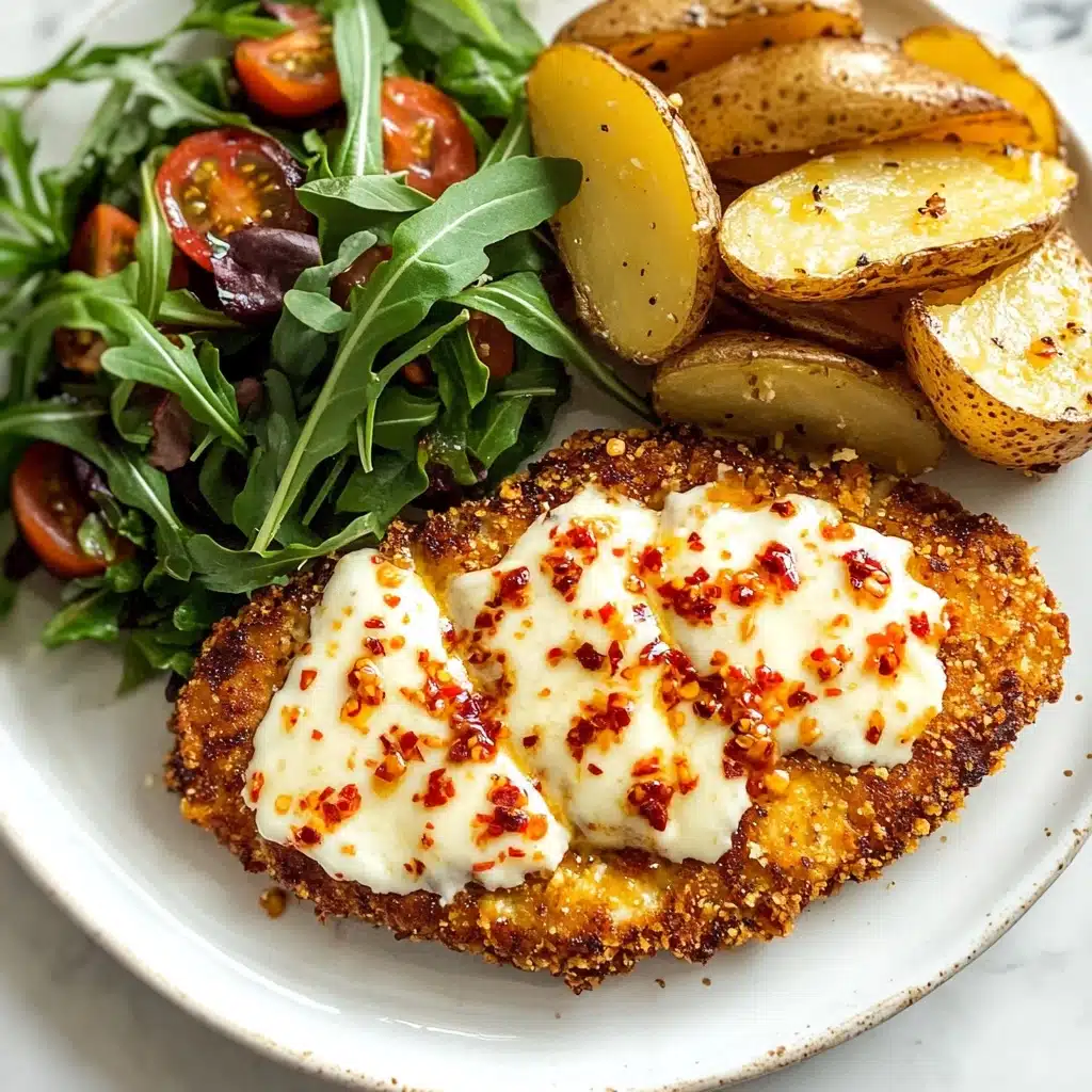 Crispy Hot Honey Feta Chicken Recipe - Recipe Image