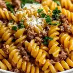 One-Pot Beef and Cheddar Ranch Pasta Recipe