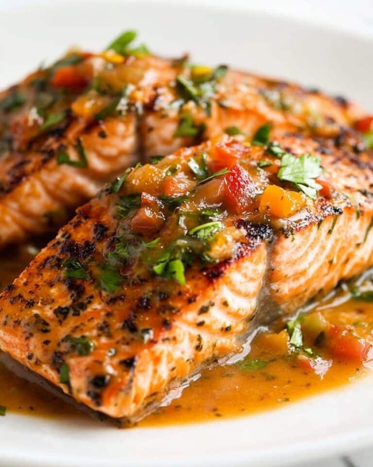 Marry Me Salmon with Sun-Dried Tomatoes and Lemon Parmesan Cream Sauce Recipe