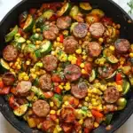 Sausage and Veggies Skillet Recipe