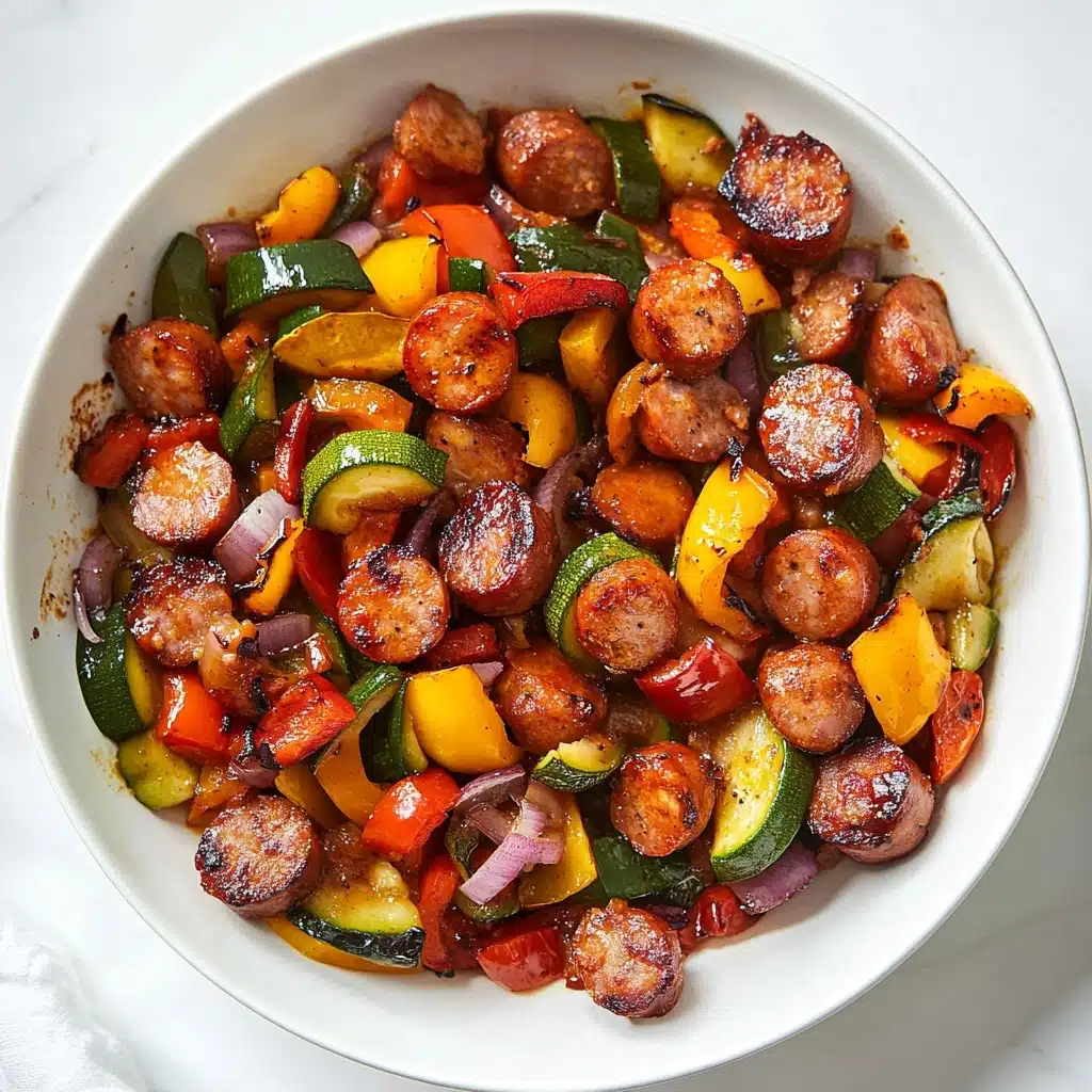 Sausage and Veggies Skillet Recipe - Recipe Image