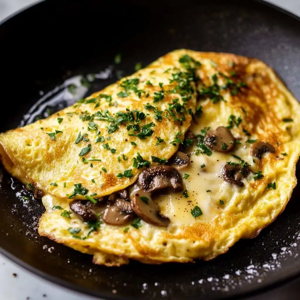 Mushroom Omelette Recipe - Recipe Image