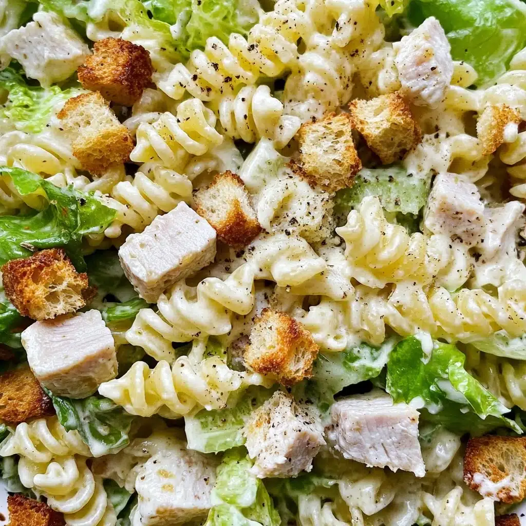 Chicken Caesar Pasta Salad Recipe - Recipe Image