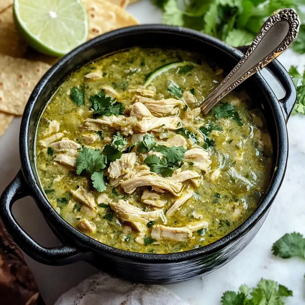 Chicken Chile Verde Pressure Cooker Recipe - Recipe Image