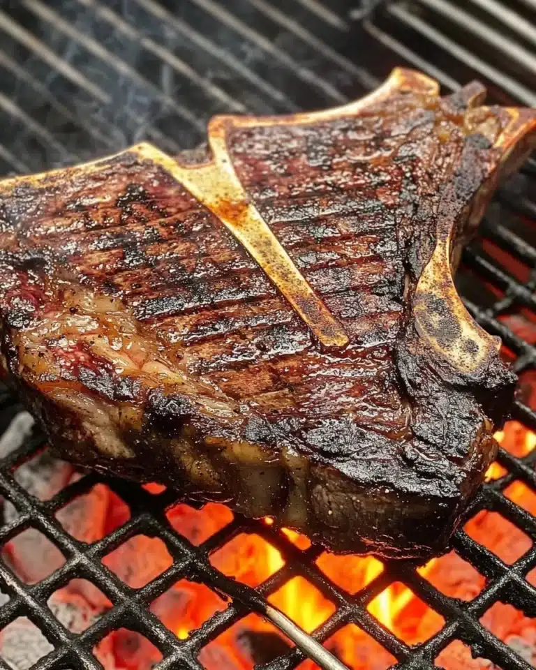 Slow-Smoked Porterhouse Steaks Recipe