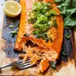 Cedar Plank Salmon with Maple Ginger Glaze Recipe