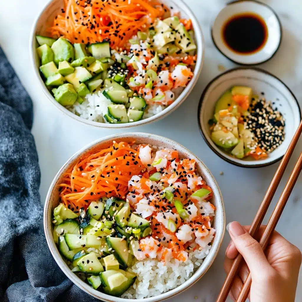California Roll Sushi Bowls Recipe - Recipe Image