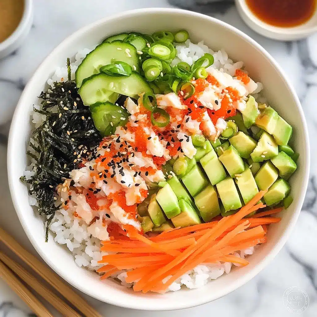 California Roll Sushi Bowls Recipe - Recipe Image