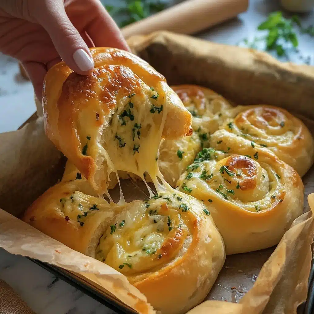 Buttery Cheese Garlic Rolls Recipe - Recipe Image