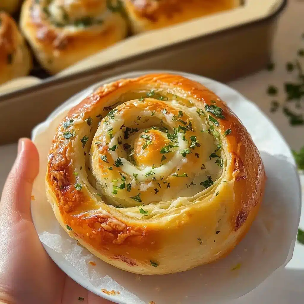 Buttery Cheese Garlic Rolls Recipe - Recipe Image