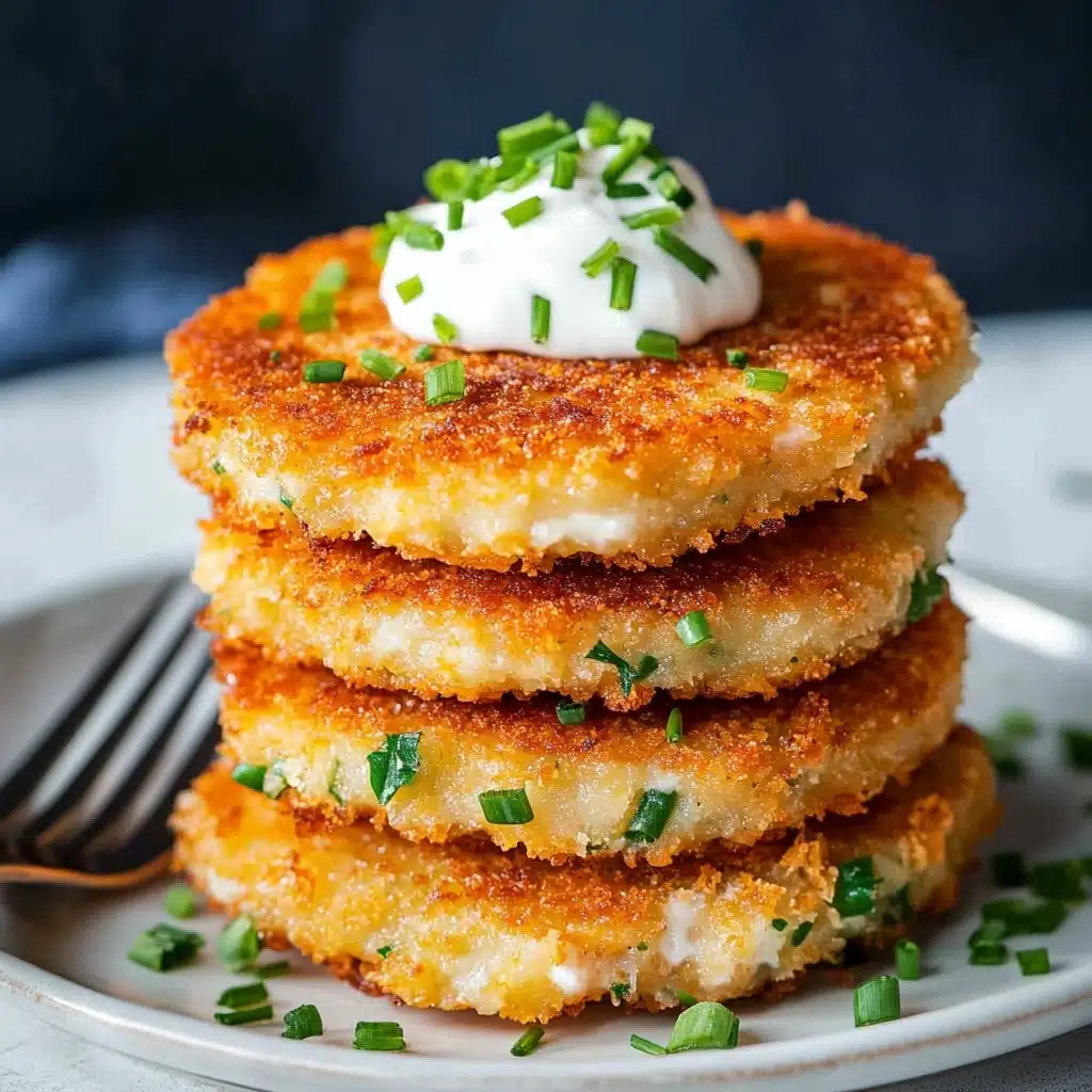 Cheesy Potato Pancakes Recipe - Recipe Image