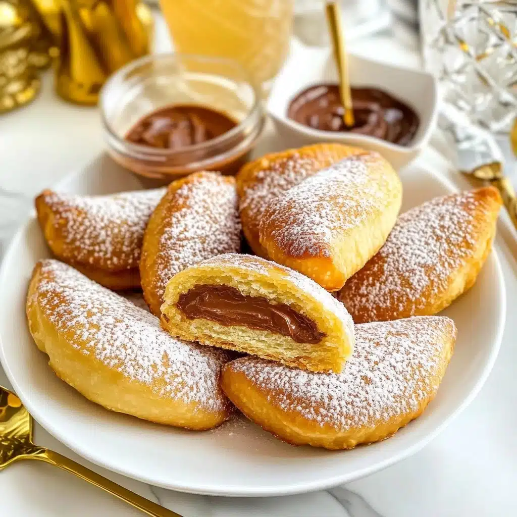 Sugar Donuts Filled With Chocolate Recipe - Recipe Image