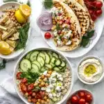 Easy Vegetarian Chickpea Gyros Recipe