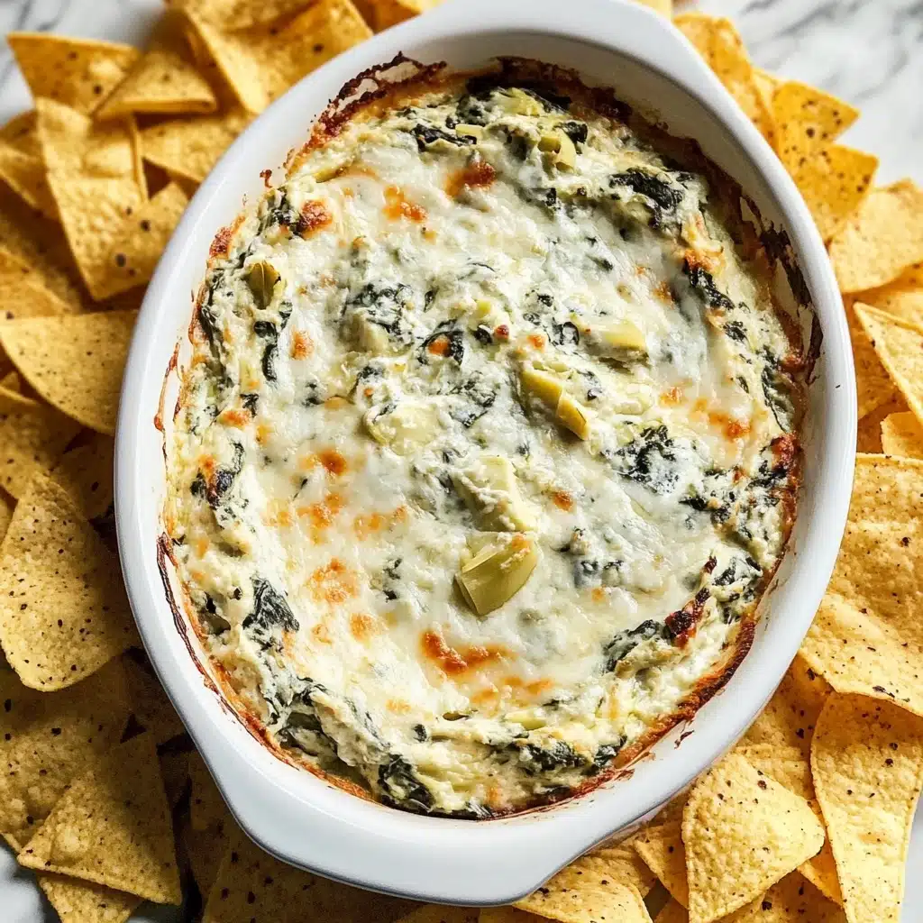 Bubbly Spinach Artichoke Dip Recipe - Recipe Image
