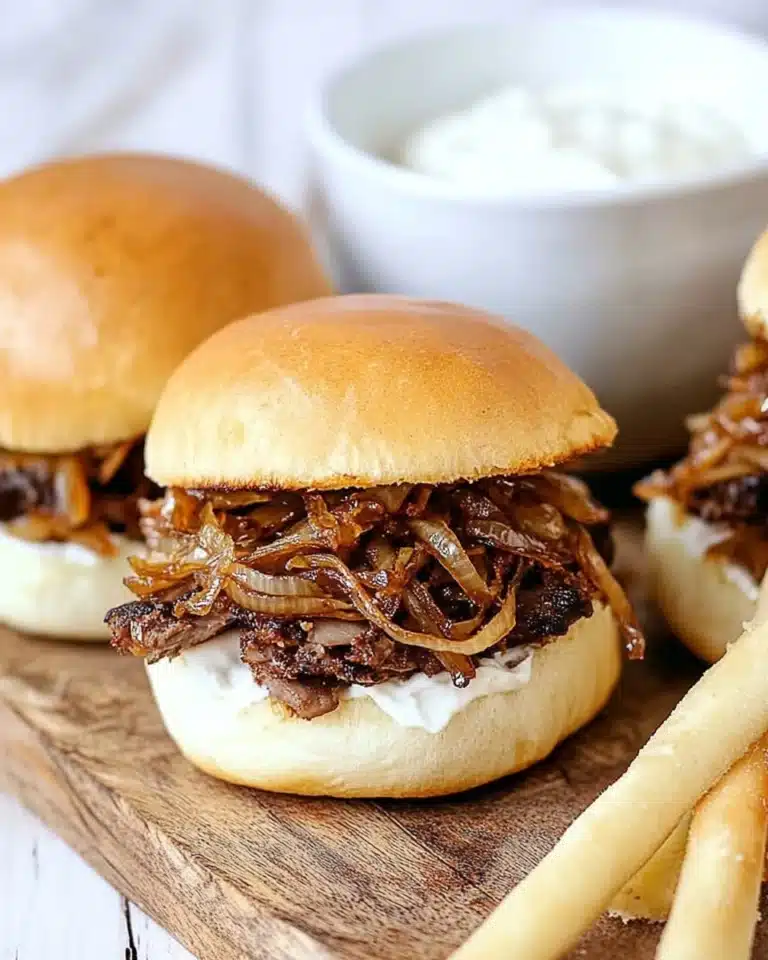 Slow-Cooker Chipotle Brisket Sliders Recipe