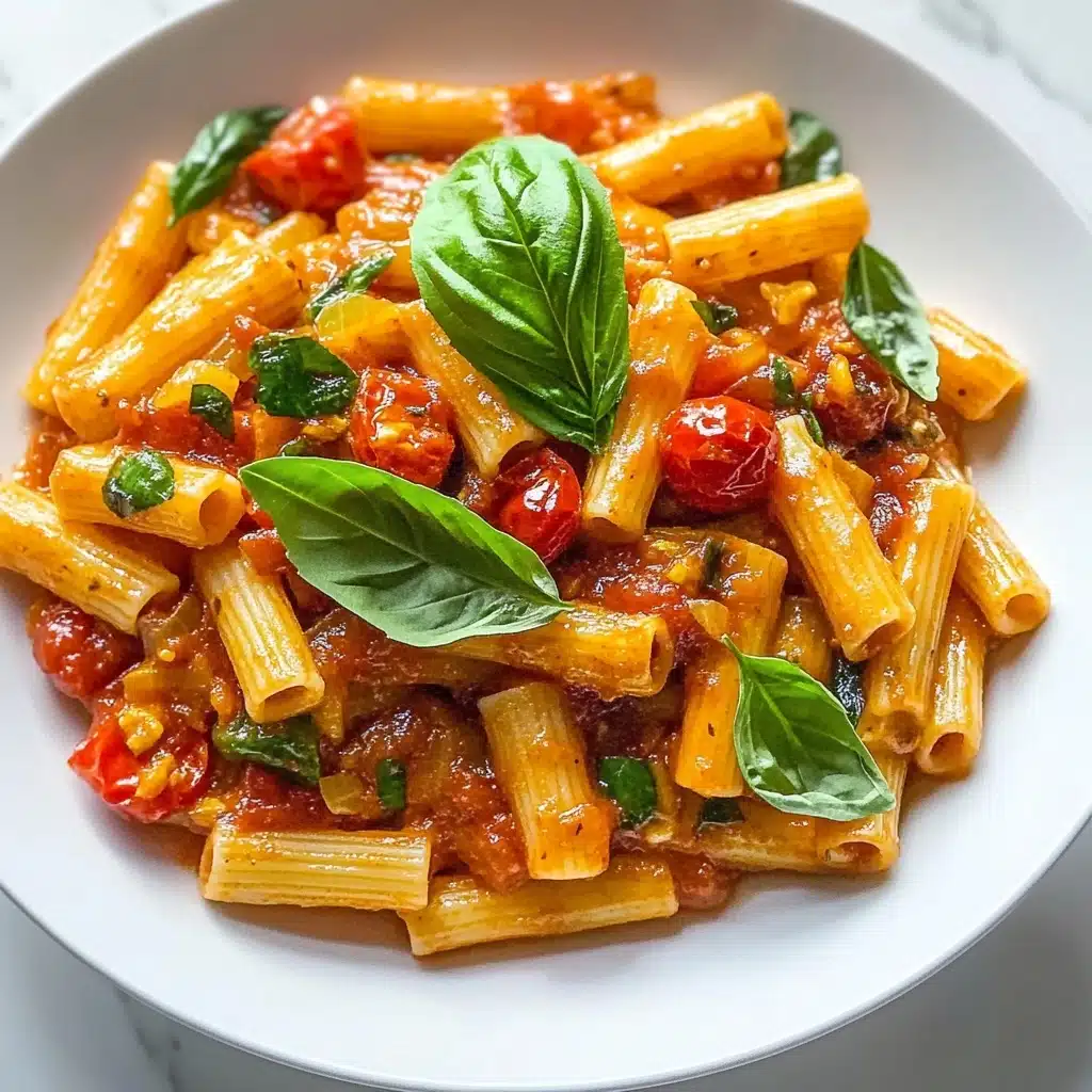 Pasta With Burst Cherry Tomatoes and XO Sauce Recipe - Recipe Image