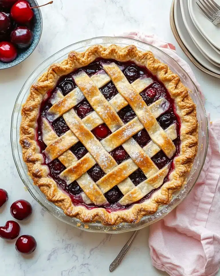 Homemade Cherry Pie Recipe