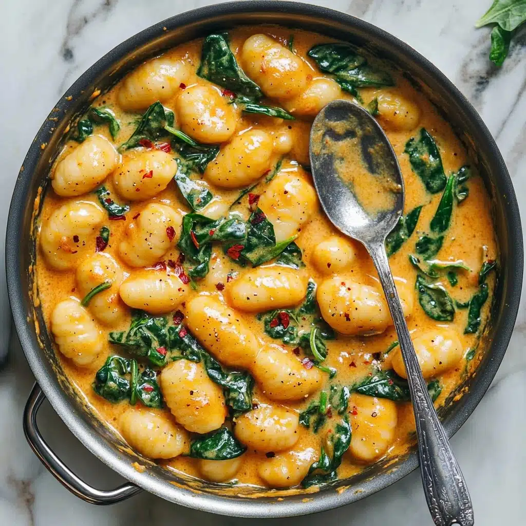 Creamy Spinach Gnocchi Recipe - Recipe Image