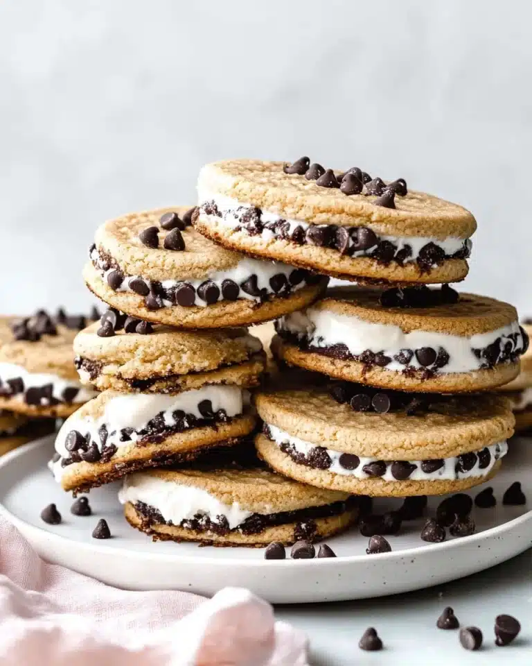 Cookie Ice Cream Sandwiches Recipe