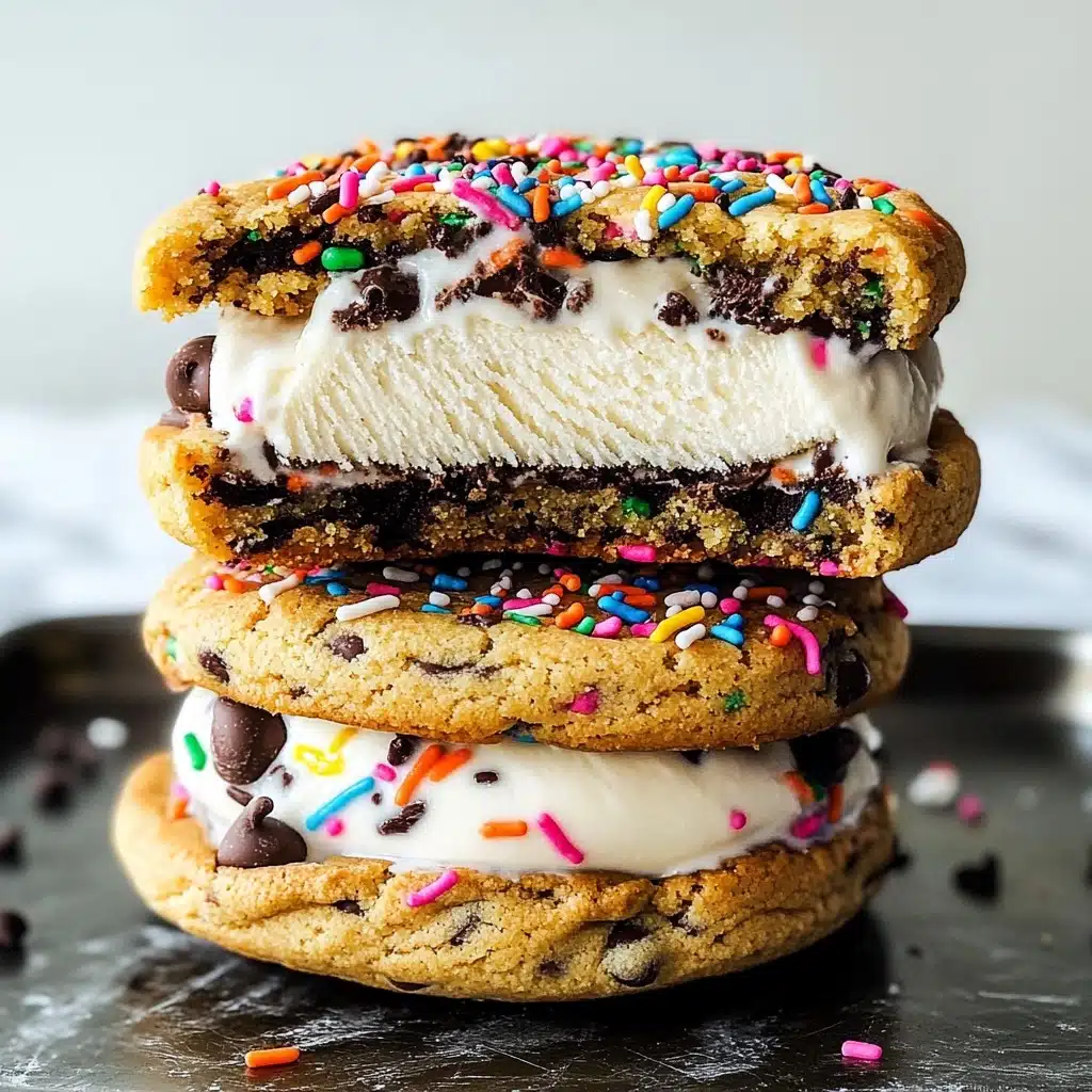 Cookie Ice Cream Sandwiches Recipe - Recipe Image