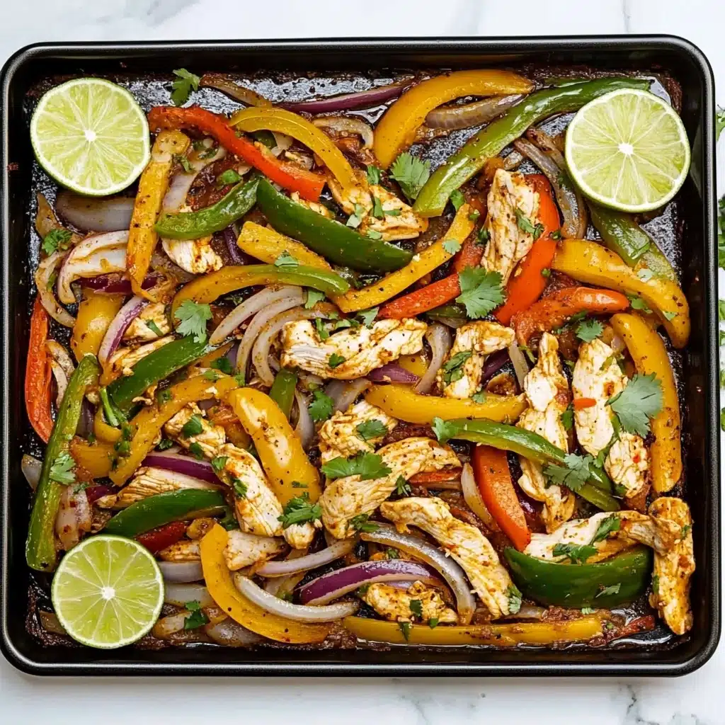 Sheet Pan Chicken Fajitas Recipe - Recipe Image