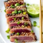 Six-Minute Seared Ahi Tuna Steaks Recipe
