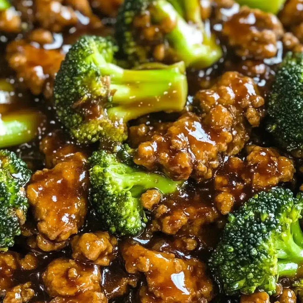 Honey Garlic Ground Beef and Broccoli Recipe - Recipe Image