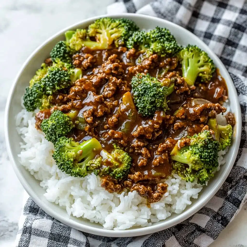 Honey Garlic Ground Beef and Broccoli Recipe - Recipe Image