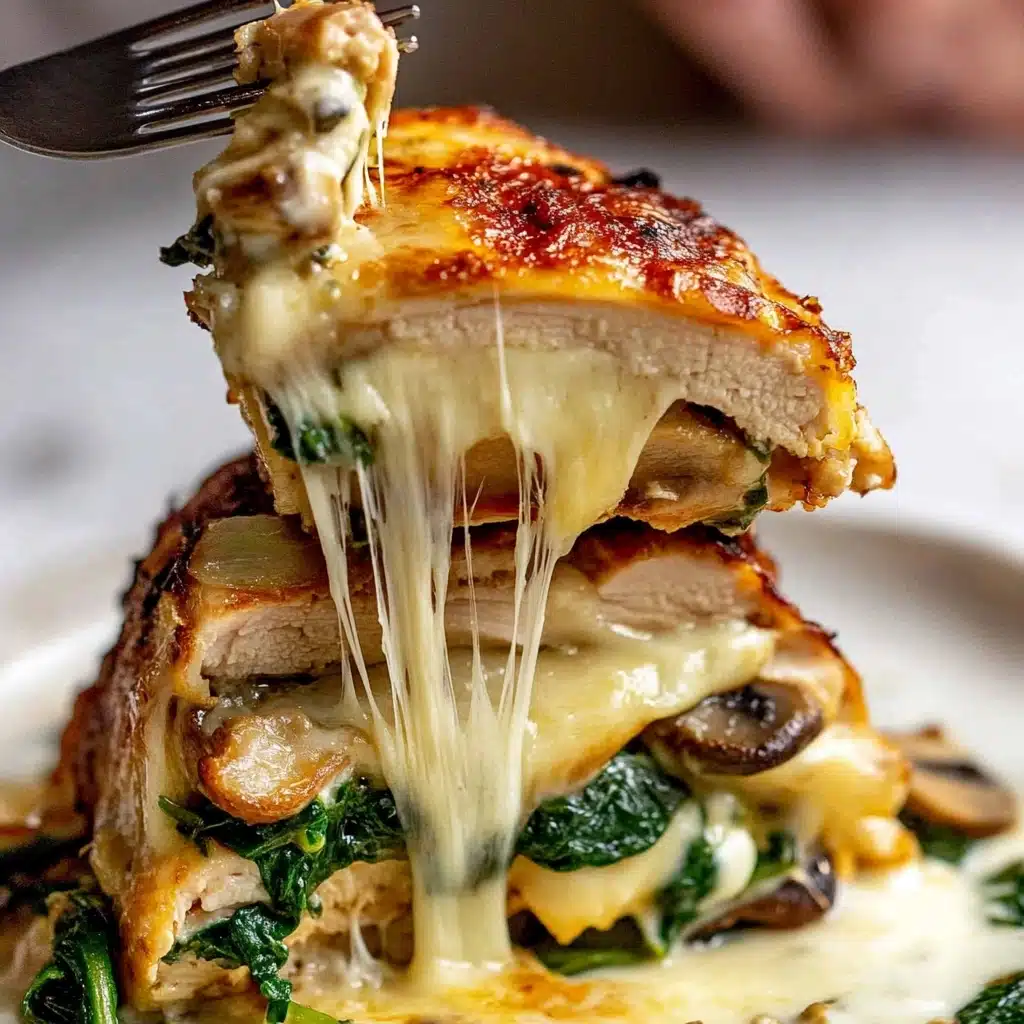 Mushroom Stuffed Chicken Breast Recipe - Recipe Image