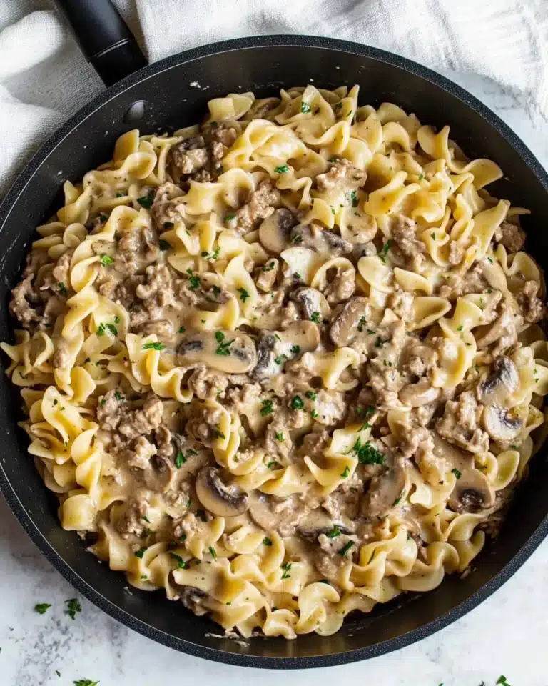 Ground Beef Stroganoff Recipe