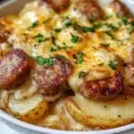 Cheesy Ranch Potatoes and Sausage Recipe