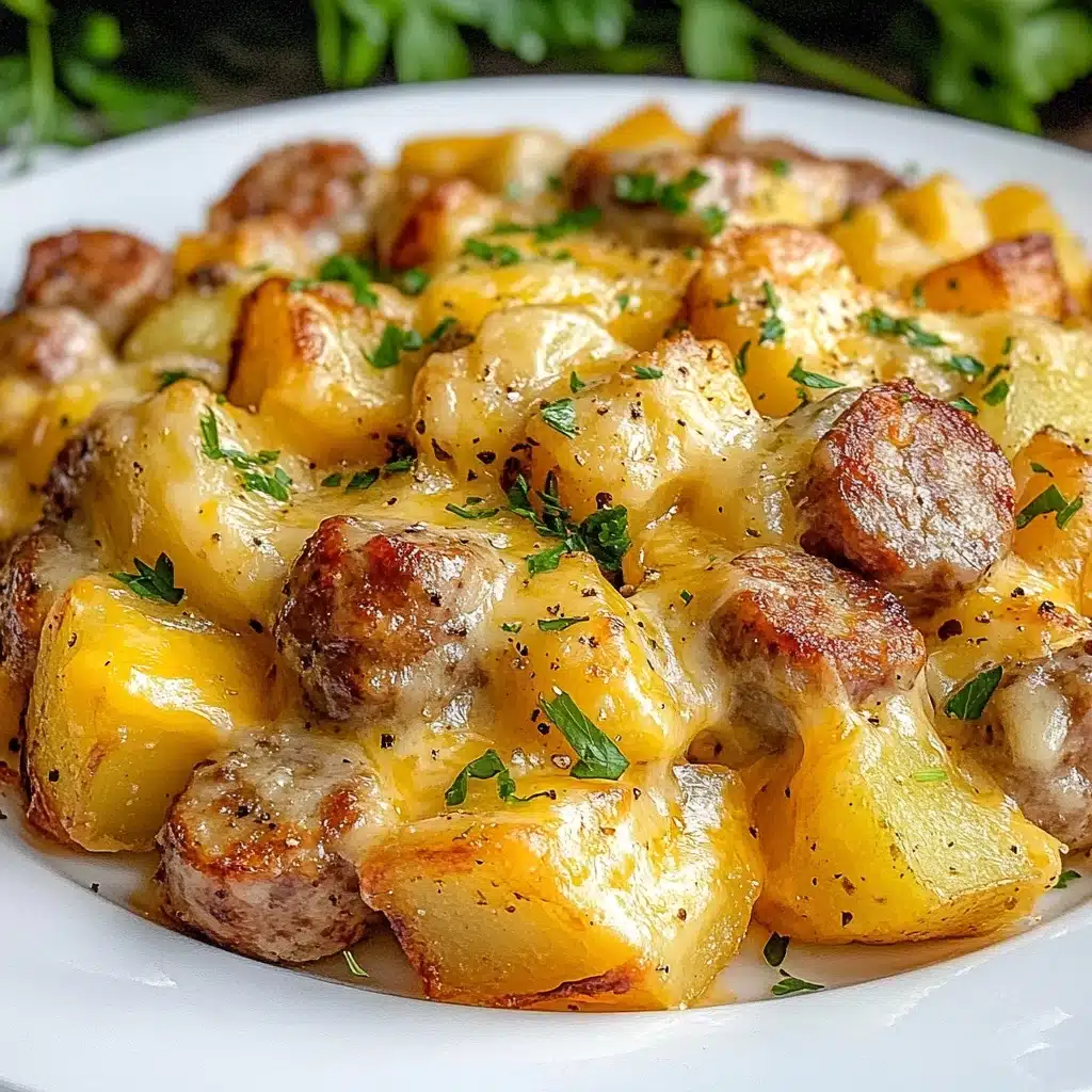 Cheesy Ranch Potatoes and Sausage Recipe - Recipe Image