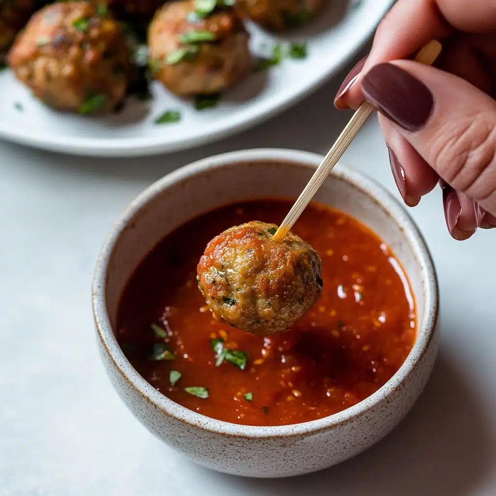 Air Fryer Chicken Meatballs With Parmesan Recipe - Recipe Image