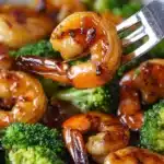Honey Garlic Butter Shrimp & Broccoli Recipe