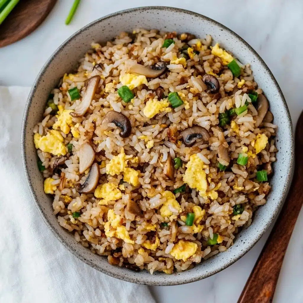 Mushroom Fried Rice Recipe - Recipe Image