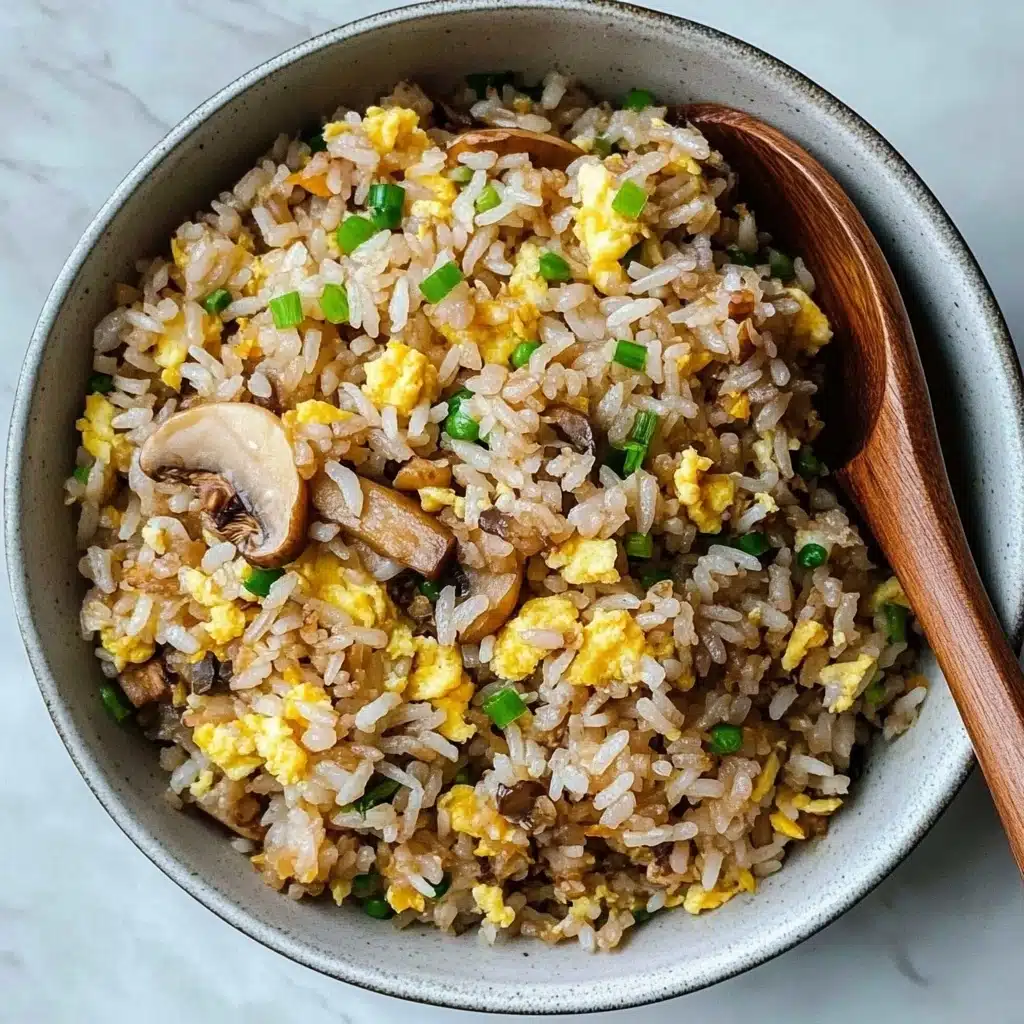 Mushroom Fried Rice Recipe - Recipe Image