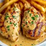 Chicken Fillet in Spicy, Creamy Garlic-Parmesan Sauce Recipe