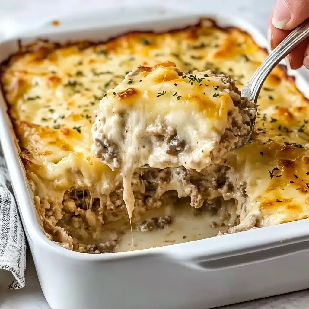 Cheesy Ground Beef and Rice Casserole Recipe - Recipe Image