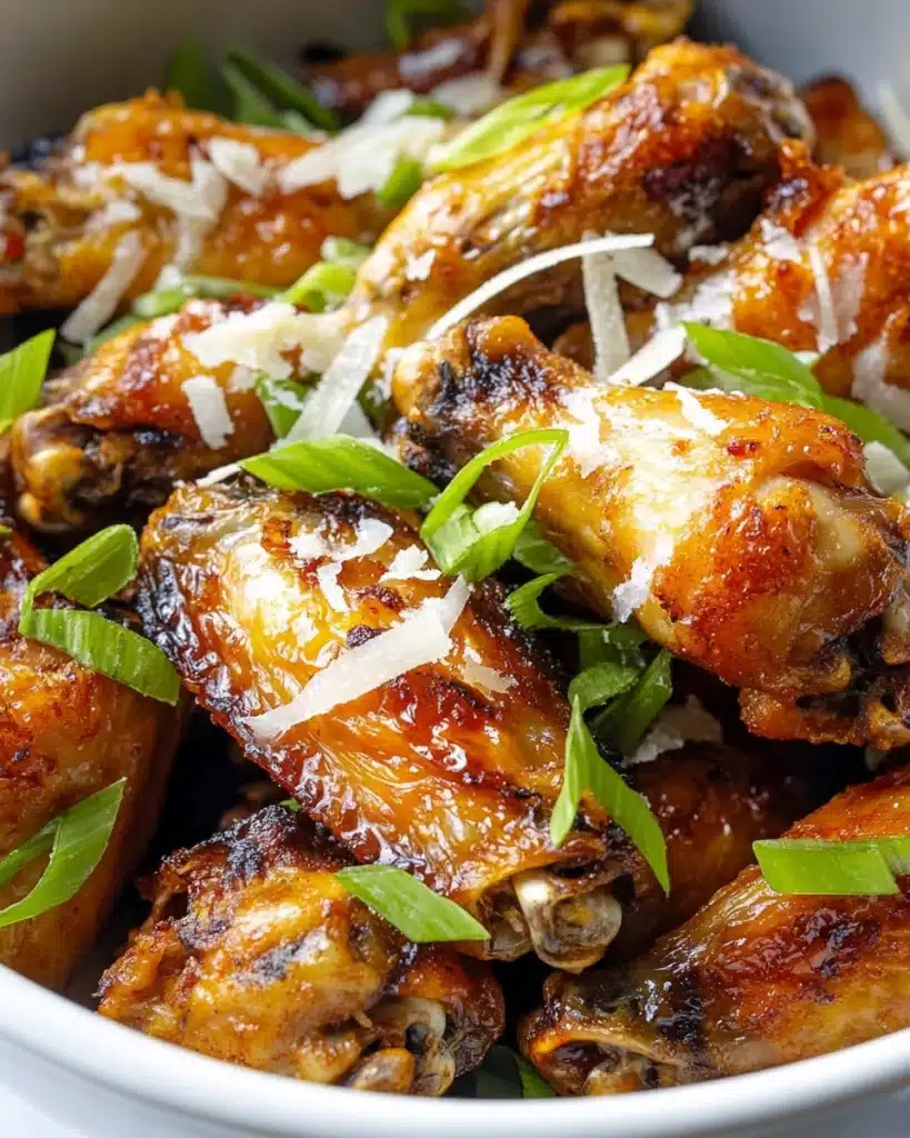 Crock Pot Garlic Parmesan Chicken Wings Recipe