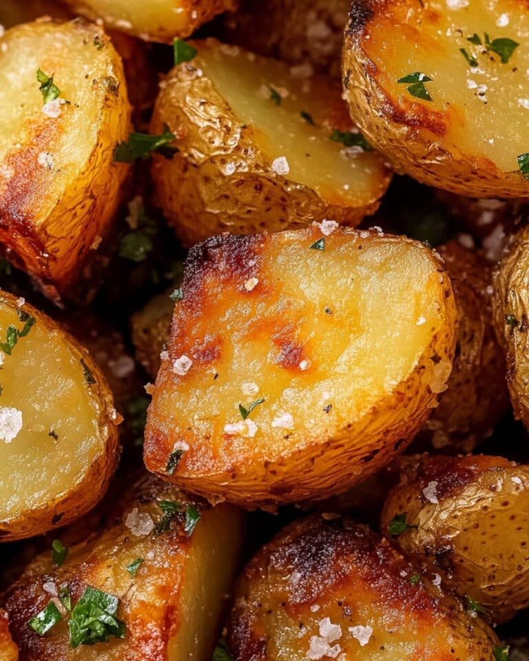 Crispy Smashed Potato Salad with Dill Pickle and Herb-Yogurt Dressing Recipe