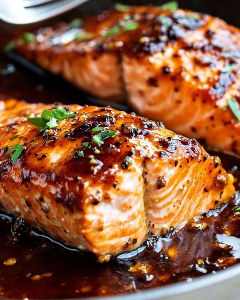 Honey Garlic Soy Glazed Salmon Recipe