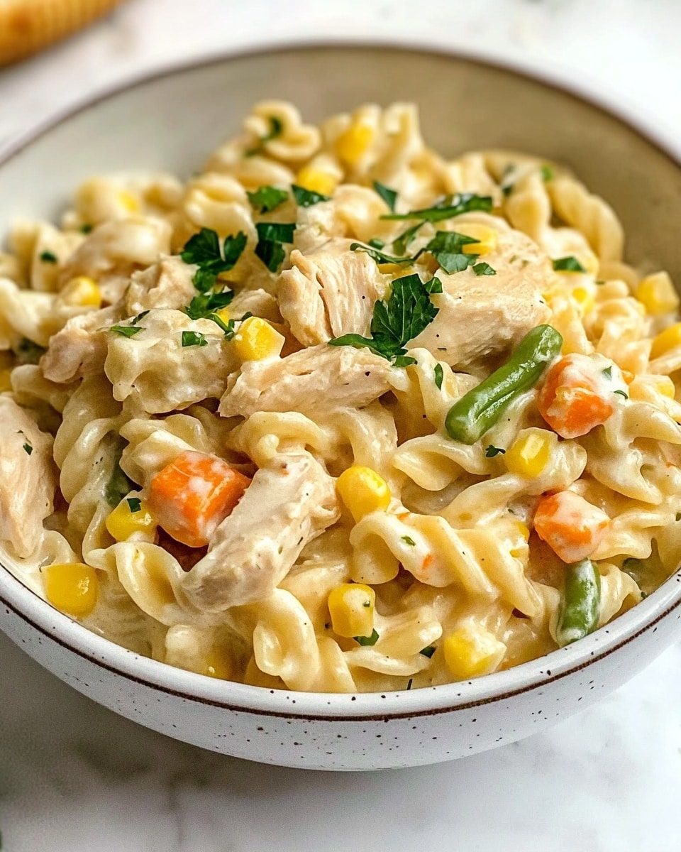 Chicken Pot Pie Pasta Recipe