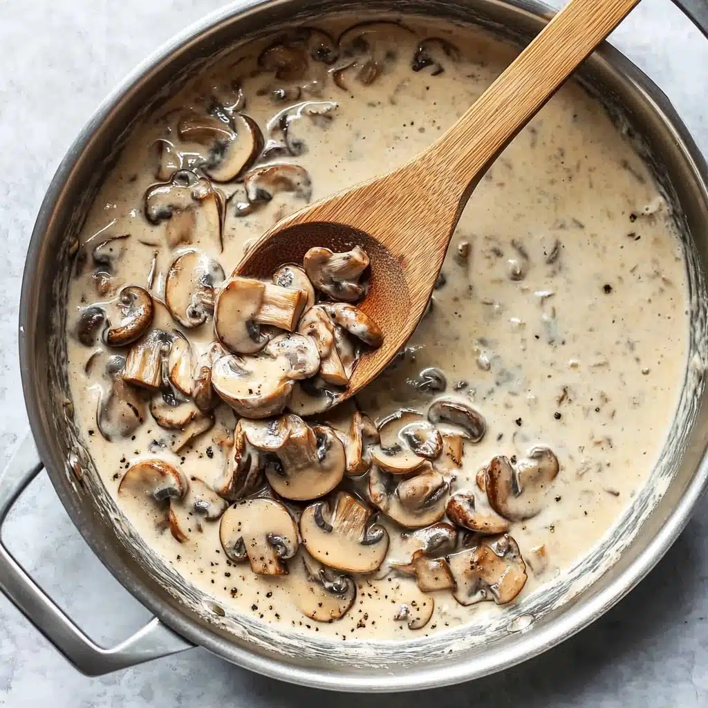 Creamy Mushroom Sauce for Steak Recipe - Recipe Image