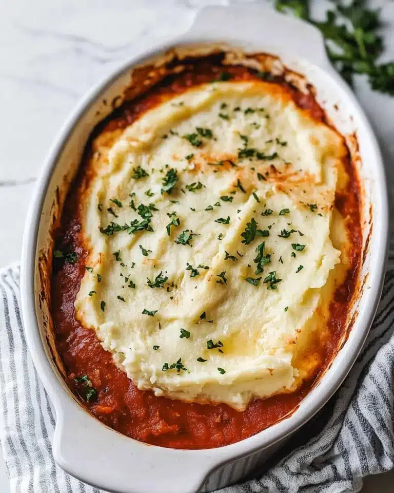 Mashed Cauliflower Shepherd’s Pie Recipe